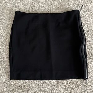 Armani Exchange black mini skirt